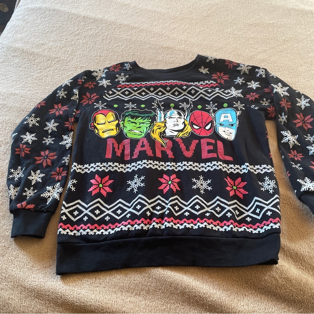 Christmas Sweater sweatshirt - Marvel